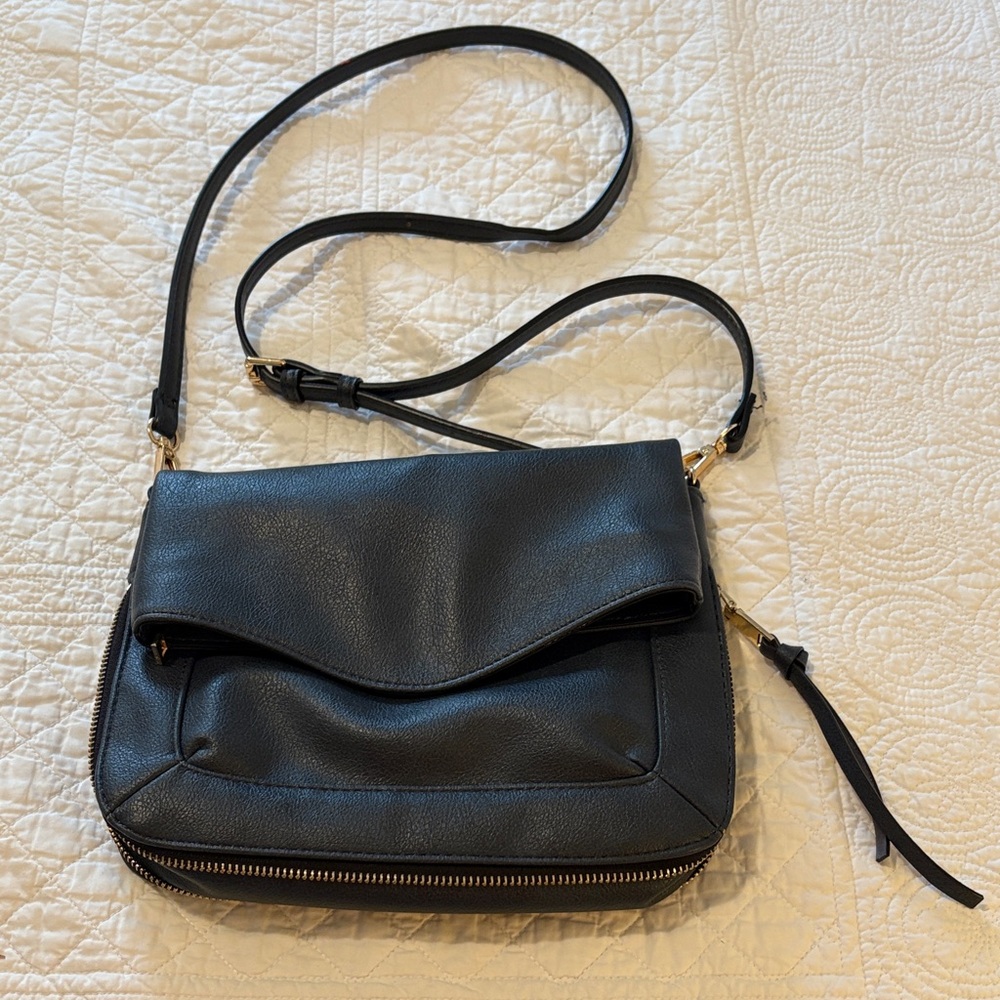 Elegant Navy Blue Crossbody Bag